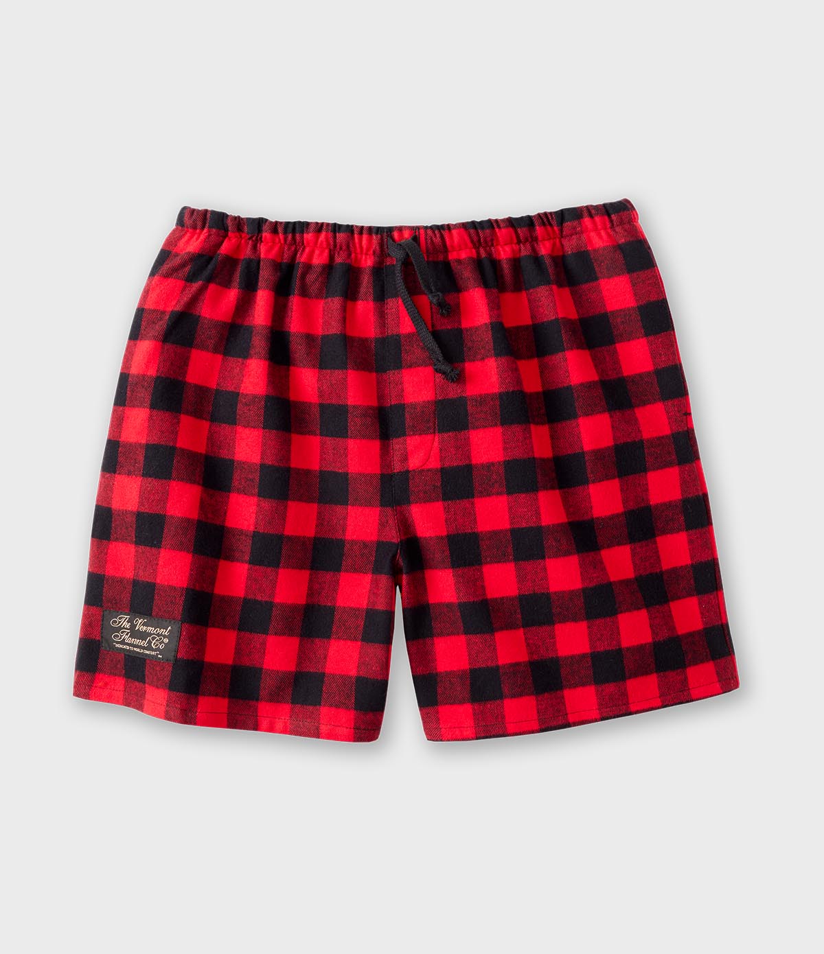 Red flannel shorts sale