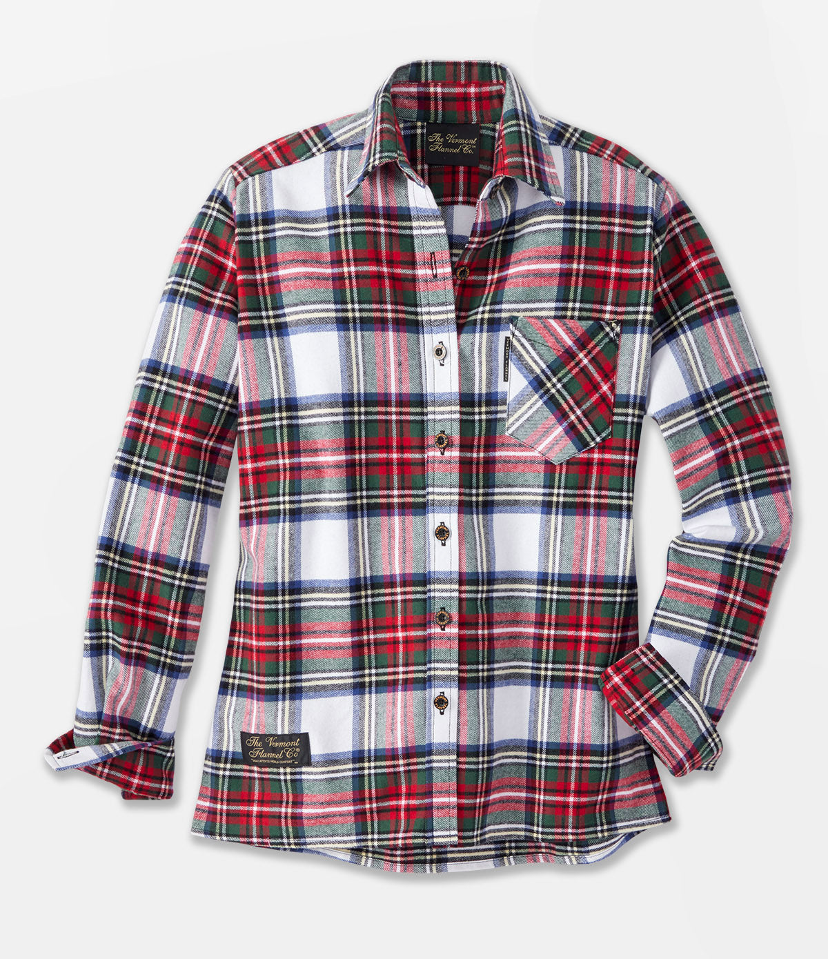 Women s Classic Flannel Shirt Modern Stewart The Vermont Flannel Company