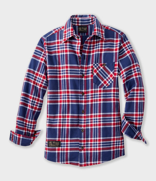 Fitted Flannel Shirt - Liberty Street