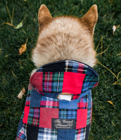 Flannel Dog Jacket - XL