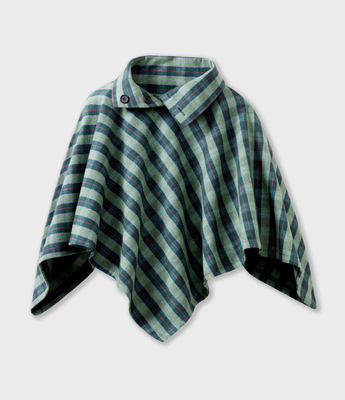 Flannel Poncho or Shawl | Handcrafted USA - The Vermont Flannel Co ...