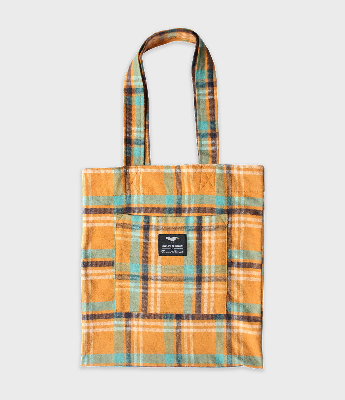 Flannel Tote Bag - Wren