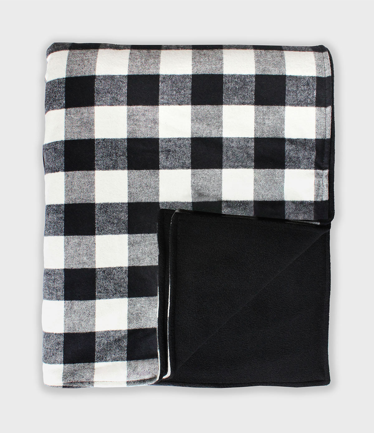 Black flannel blanket sale