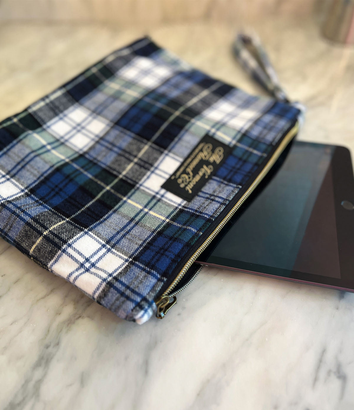 Flannel iPad Pouch - Campbell