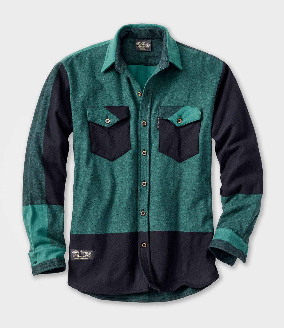 Men's Classic Flannel Shacket - Evergreen