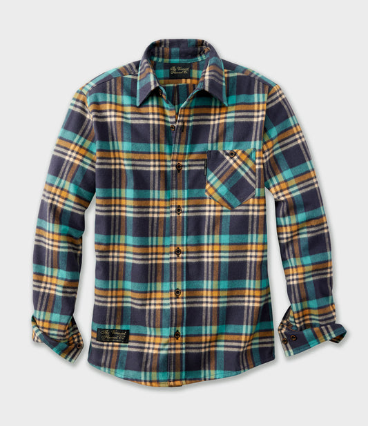 Fitted Flannel Shirt - Larch