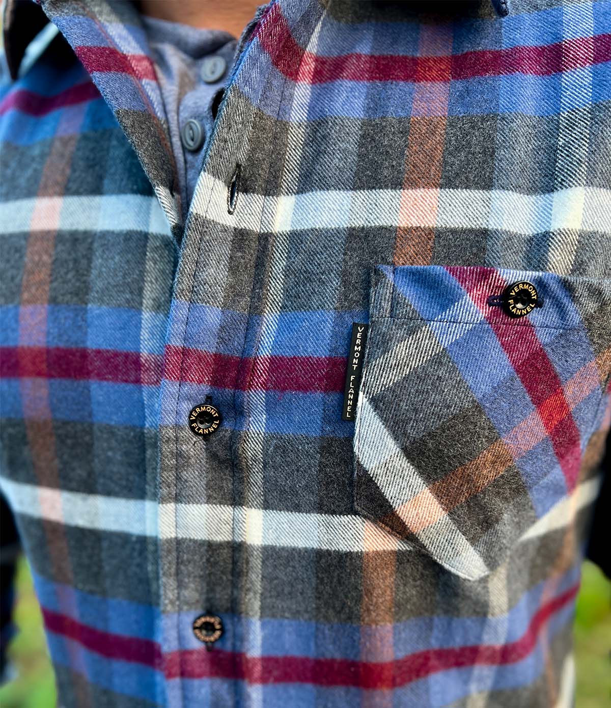 Fitted Flannel Shirt - Rogue