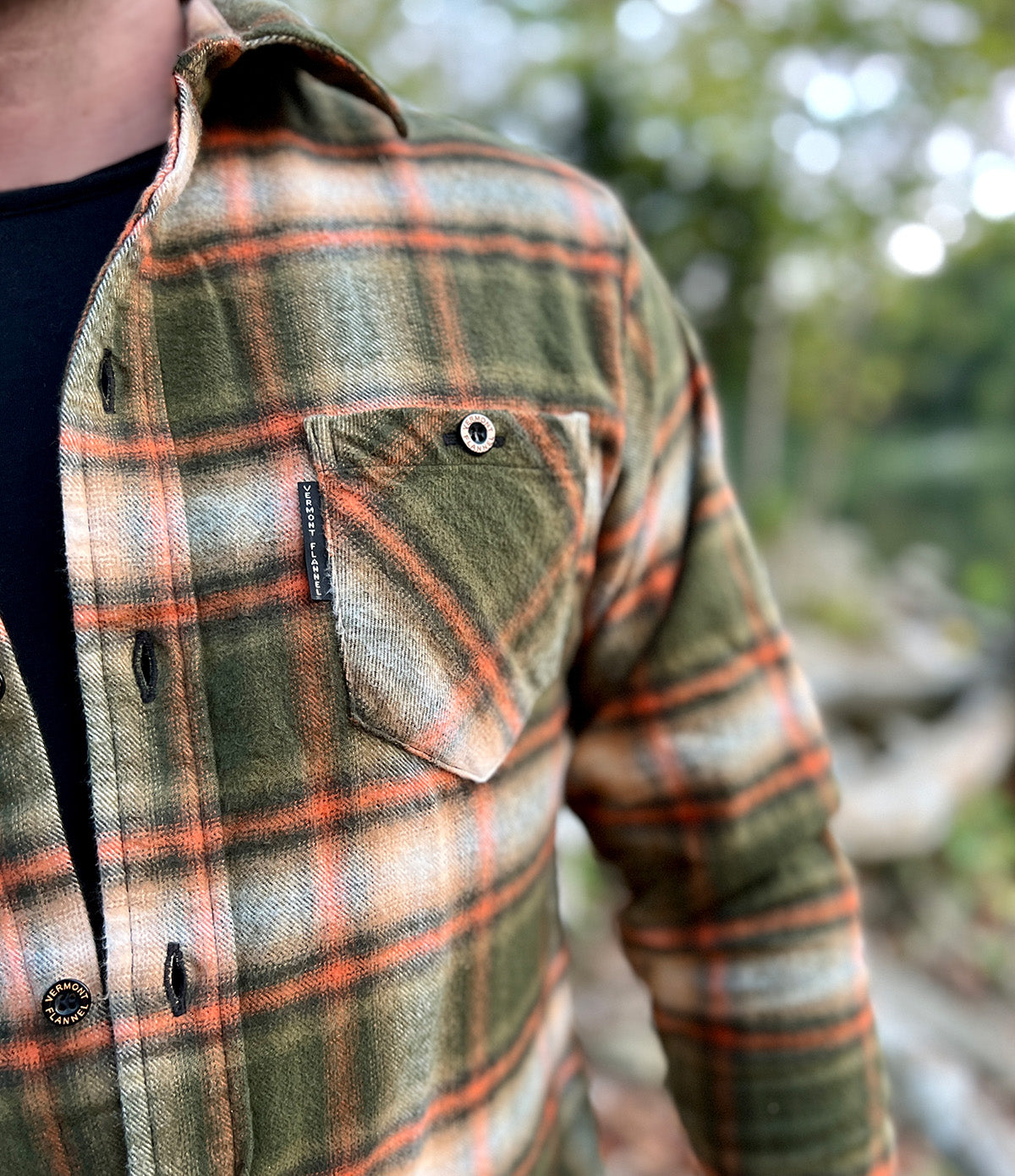 Fitted Flannel Shirt - Salmon River