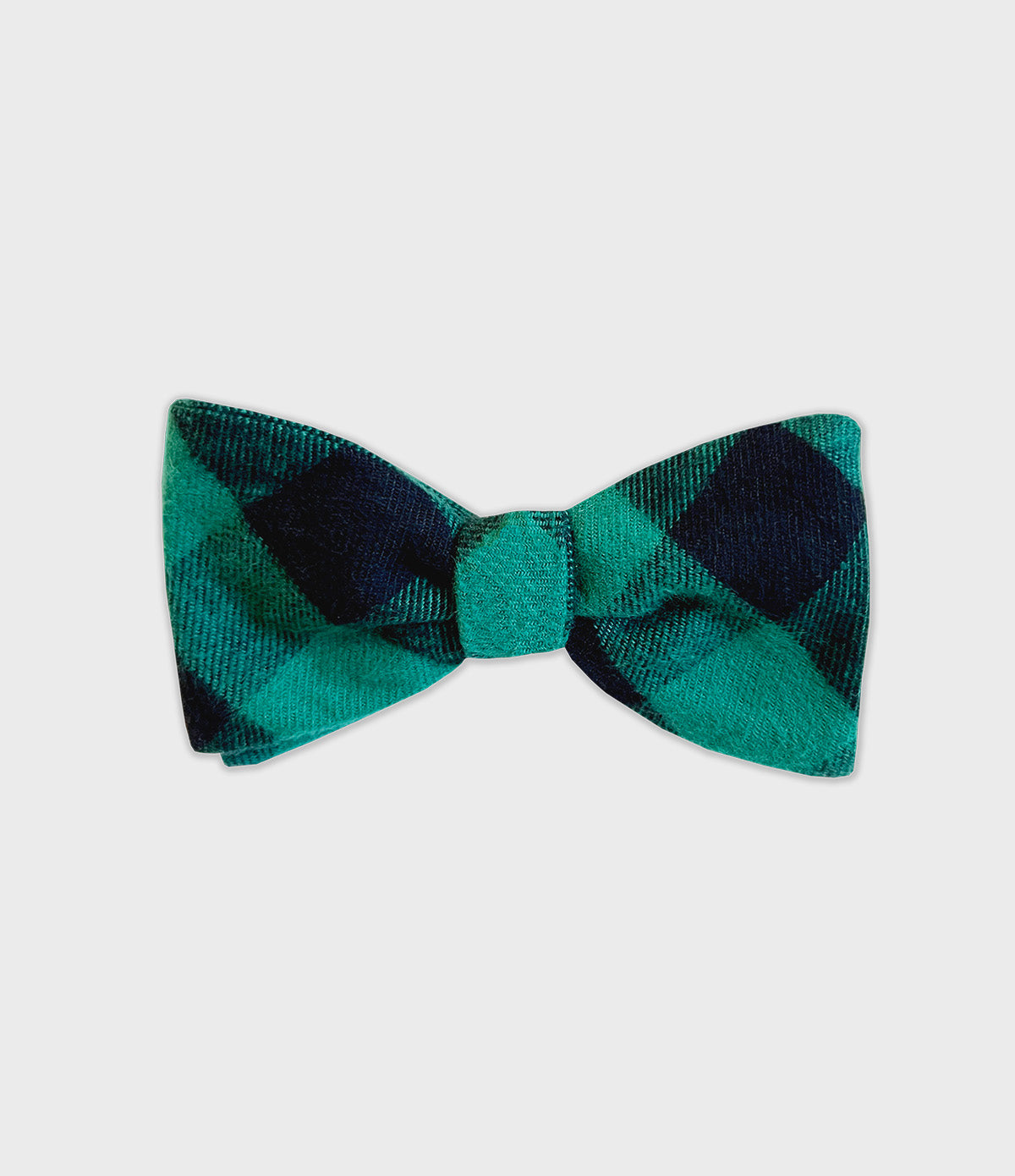 Flannel Bow Tie - Green Buffalo