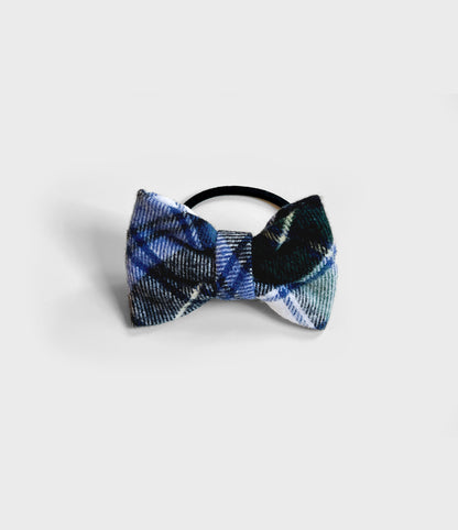 Flannel Hair Bow - Campbell