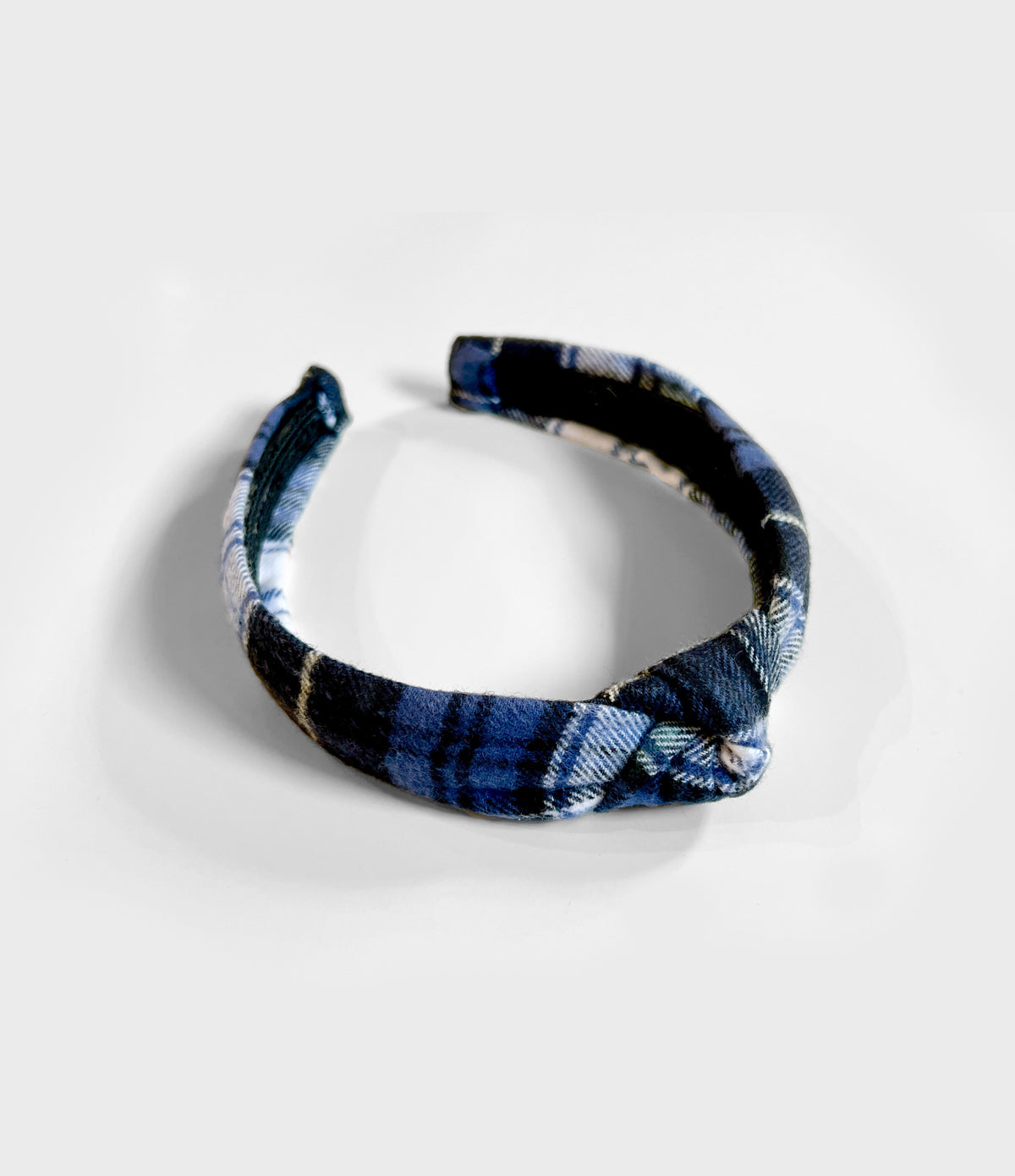 Knotted Flannel Headband - Campbell