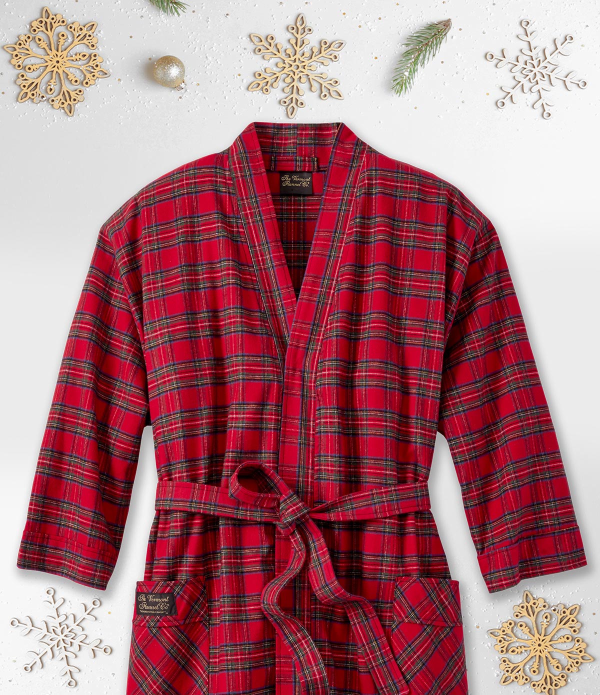 Flannel Robe - Royal Stewart