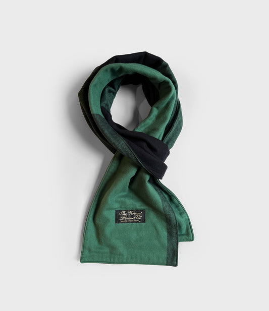 Luxury Flannel Scarf - Evergreen