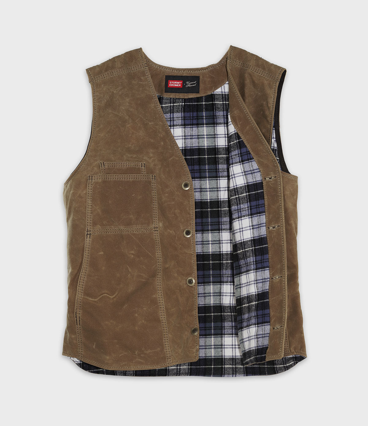 Flannel lined vest best sale