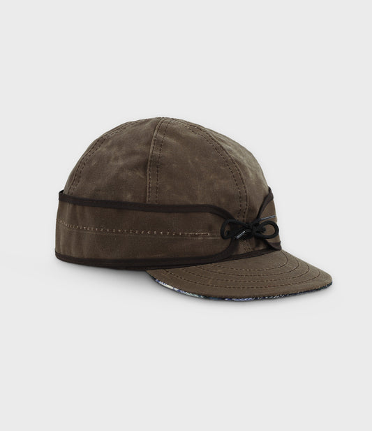 Stormy Kromer Flannel Lined Waxed Cotton Cap - Campbell