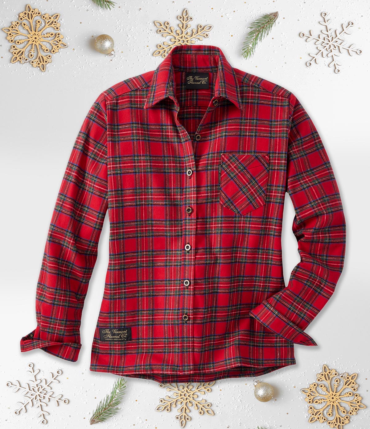 Women's Classic Flannel Shirt - Royal Stewart