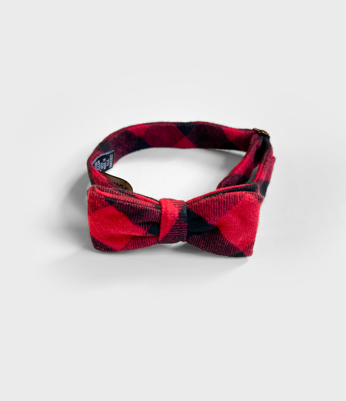 Youth Flannel Bow Tie - Red Buffalo