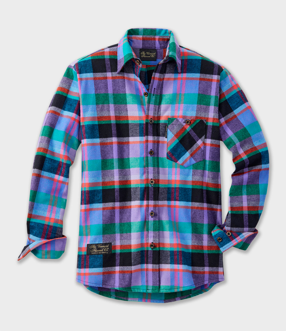 Garden Island Fitted Flannel Shirt