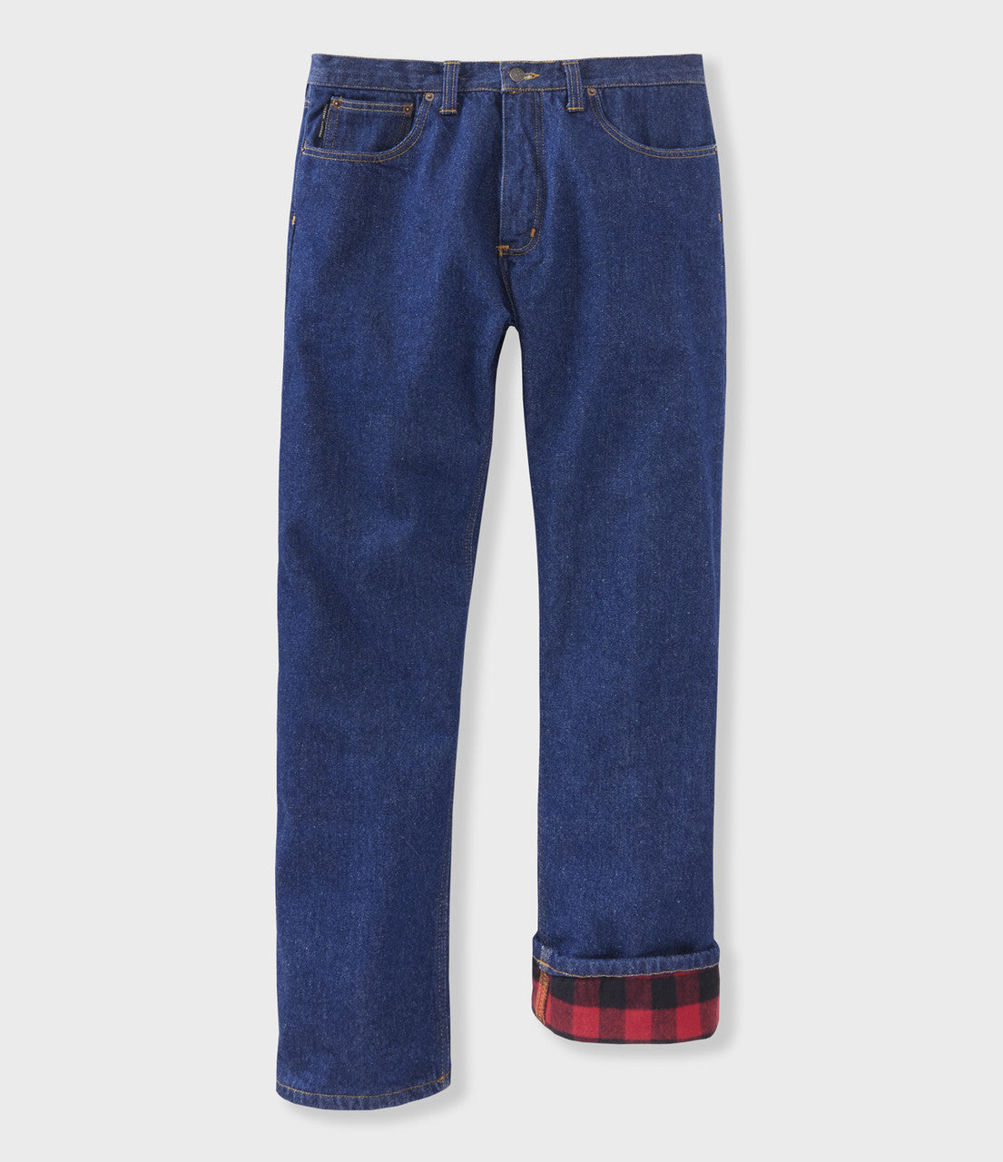 Kids flannel shops lined jeans